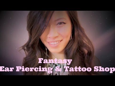 ASMR Fantasy Ear Piercing & Tattoo Shop: Ear Piercing and Cleaning