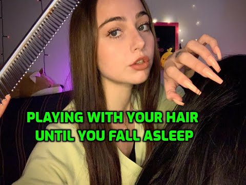 ASMR | Scalp Scratching, Combing, Hairplay, and Shoulder Massage | tingles until u fall asleep 😴💆‍♀️