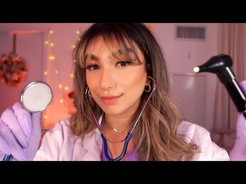 ASMR • Doctor Rushes Your Cranial Nerve Exam (personal attention, layered sounds, visuals)