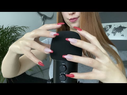 ASMR | FAST and AGGRESSIVE MIC TAPPING, SCRATCHING with COVER💥