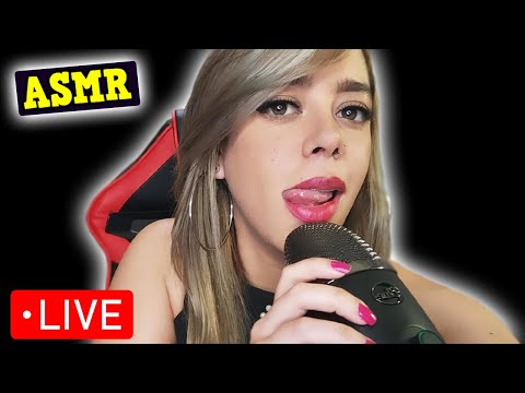 ASMR JUST CHATTING, INAUDIBLE, LOLLIPOP on LIVE 🤤