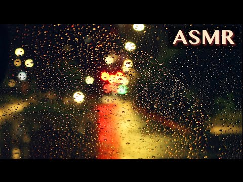 ASMR Gentle Rain on a Car | Crickets Summer Night | Sleep and Relaxation | Nature Sounds
