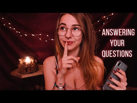 ASMR | Answering YOUR questions in English! | Gentle Q&A | Soph Stardust