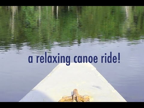 Canoe Ride in the Canadian Wilderness (speaking, water, nature sounds)
