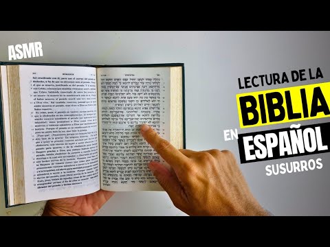 LEITURA DA BÍBLIA EM ESPANHOL - SUSSURROS ASMR