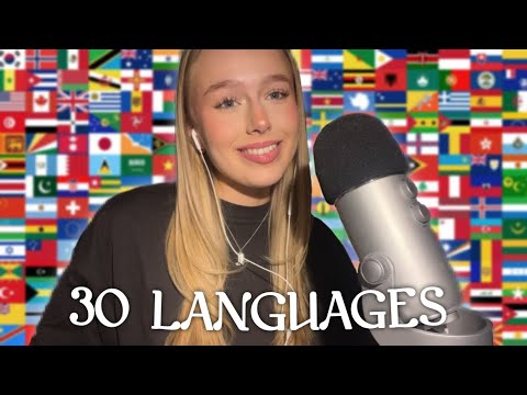 ASMR in 30 languages ~ part 2