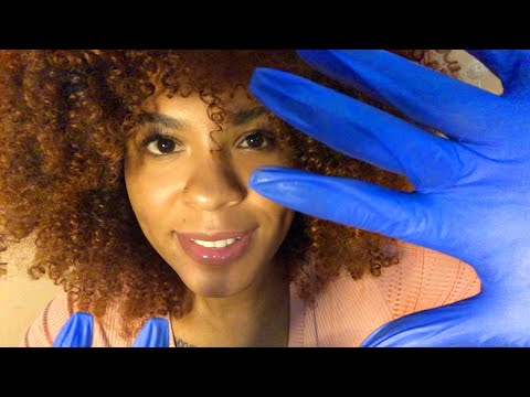 ASMR Dermatologist Skin Mapping/Assessment w/ gloves + Jamaican Accent