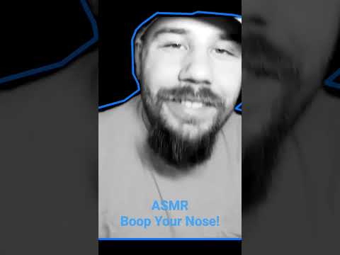 ASMR Boop Your Nose! #asmr #boop #booping #feelthetingle #tingles