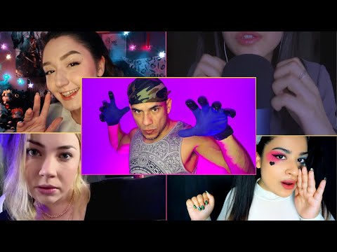ASMR FAST AGGRESSIVE & UNPREDICTABLE TRIGGERS Collab With Blissful Zen ASMR & Friends!