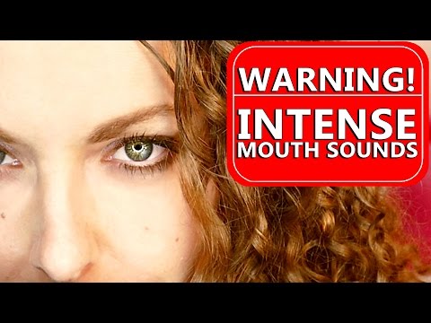 Warning! Intense Wet Mouth Sounds & Close Up Binaural ASMR Ear to Ear Whispering