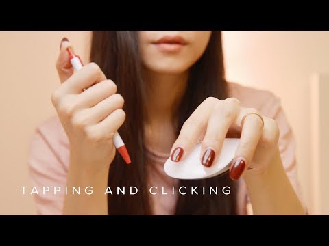 ASMR Button Clicking and Tapping Sounds (No Talking)