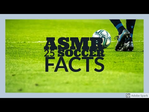 ASMR - 25 Soccer Facts | Fact Friday | Whispered