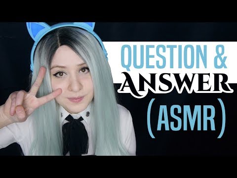 ASMR Q&A - Get to know me! (Close-Up Whispering & Soft Speaking) - ASMR Neko