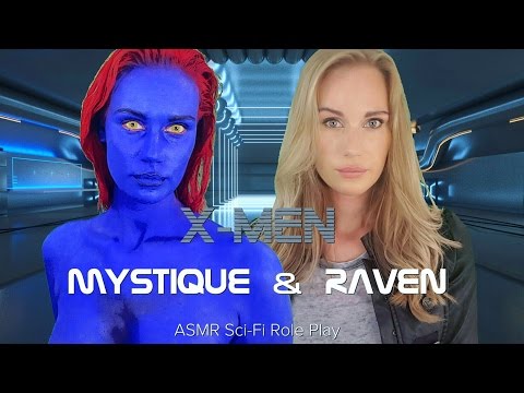 ASMR Sci-Fi Role Play Mystique X-men (soft spoken/whisper/scifi sounds)