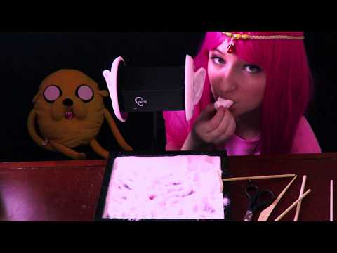 ASMR- Princess Bubblegum Playing in her Zen Garden (Sugar, Candy, and Mouth Sounds)