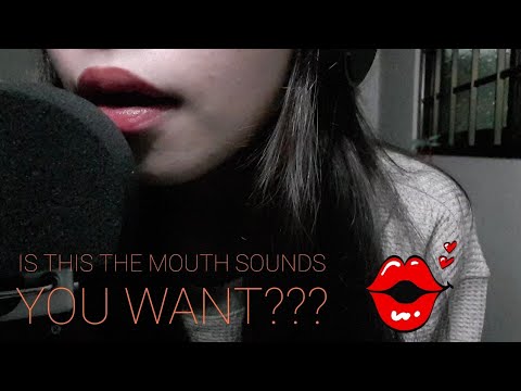 ASMR Mouth sounds 👄👅| My first try, is this the perfect mouth sounds?