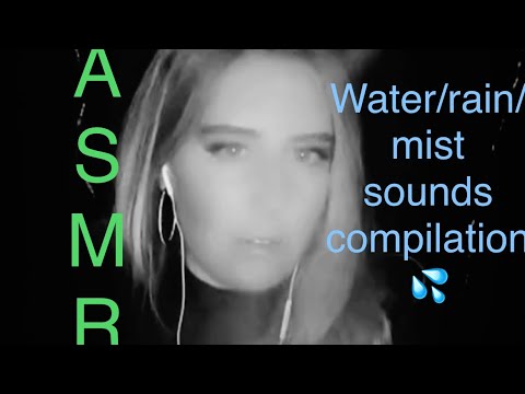 ASMR💦Short rain/mist sounds compilation💦 #asmr #asmrwatersounds #asmrrain