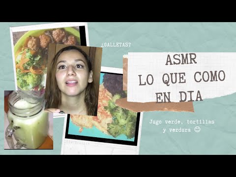 ASMR LO QUE COMO EN UN DÍA 😋