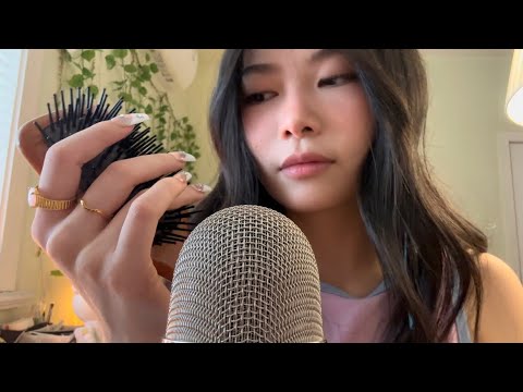 ASMR Tapping with long nails💅20 tingly triggers for you to sleep😴🤍