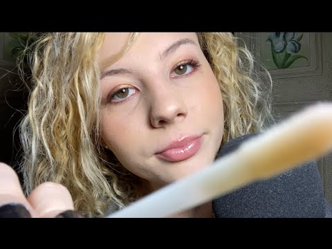 ASMR Applying Lots Of Lipgloss To ME & YOU 💞  (Tingly Mouth Sounds)