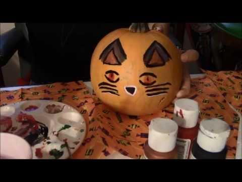 ASMR and Crafts Series: Pumpkin Painting