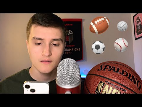 ASMR Reading The Rules Of Different Sports 🏀🏈⚾️ (relaxing whispering)