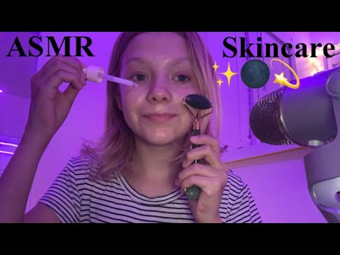 doing my skincare ASMR