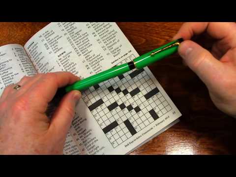 Crossword Puzzle Start to Finish - ASMR Sleep