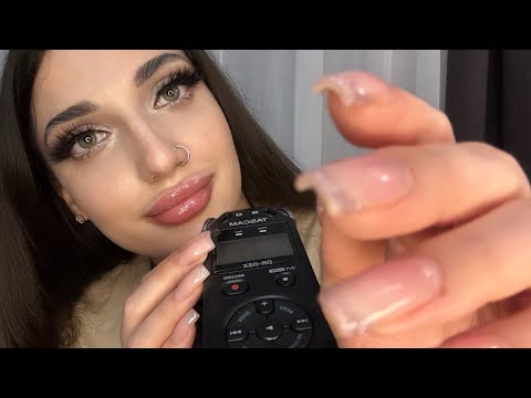 ASMR| LOTS of Ton gue Fluttering / Clicking + Hand movements + Mouth sounds (TASCAM)