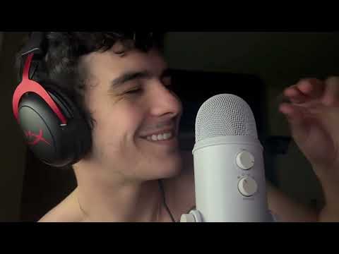 ASMR Plucking Whispering Mouth Sounds For Sleep
