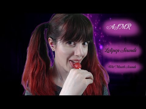 [ASMR] Intense lollipop licking and sucking sounds. (Ear to Ear)