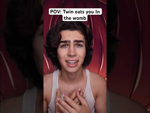 POV: Twin eats you in the womb👶🏻 #asmr #pov #shorts