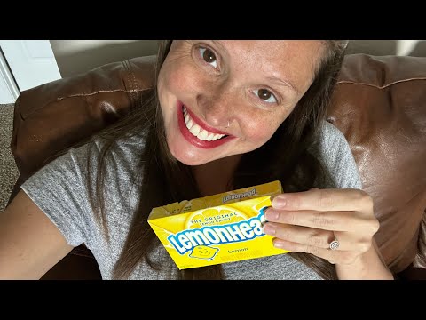 ASMR - Soft Spoken Grocery List - Chewing Hard Candy