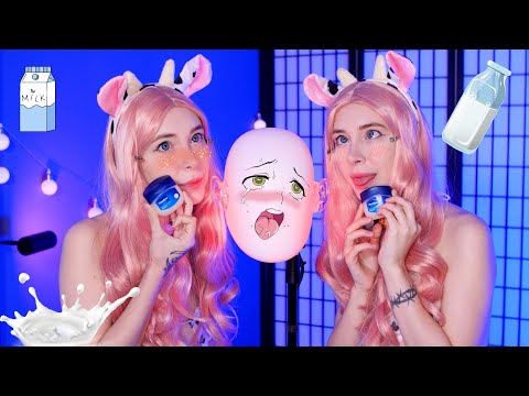 DOUBLE COW ASMR 👅 💖 ONLY ASMR YOU'LL EVER NEED 💤 99.99% WILL TINGLE