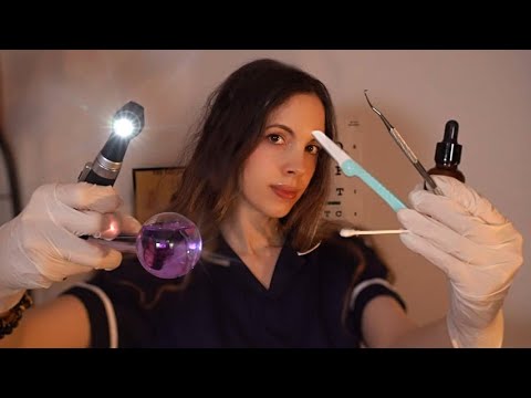 ASMR Cozy Ear Cleaning & Hearing Test - Outer & Inner Cleaning, Tingles, Realistic