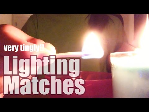 ASMR ★ Lighting Matches