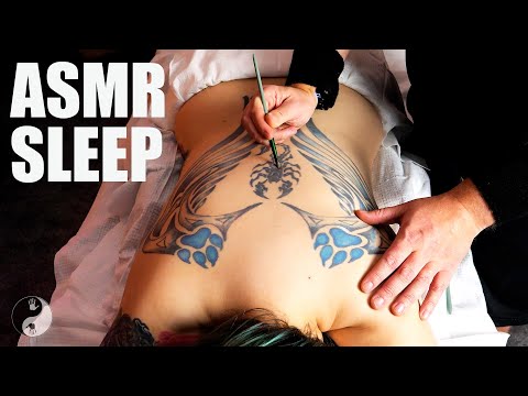 ASMR Light Touch Back & Tattoo Tracing To Help you Sleep