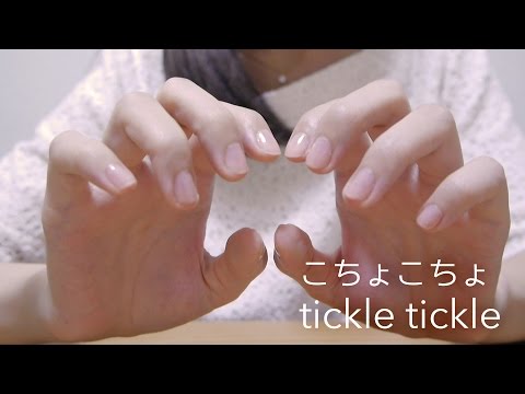 [ASMR] 囁き声でカメラにこちょこちょ Japanese Tickle Tickle, Hand Movements [囁き声-Whisper]