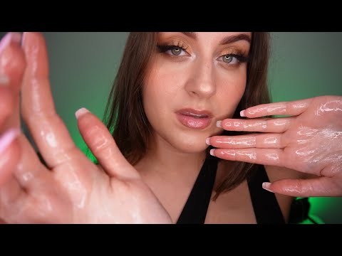 ASMR Face Oil Massage | Gesichtsölmassage (Personal Attention, Layered Sounds, Face Touching)