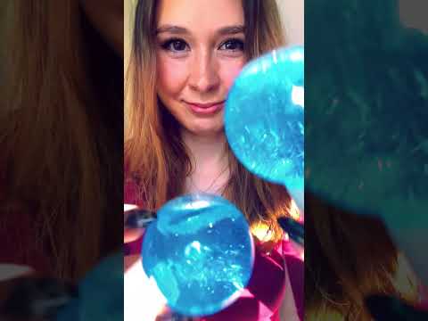 asmr glass tapping and water sounds #asmrshorts #asmr #asmrglasstapping #nikaasmr