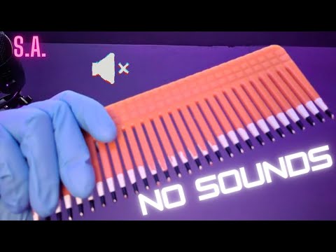 Asmr | NO SOUNDS - Steady Brushing Sound (Neon Version)