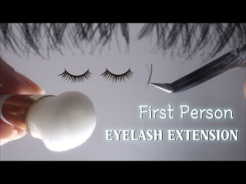 ASMR Realistic First Person Eyelash Extension RP W/ Layered Sounds (No Talking)