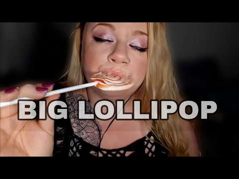 Big lollipop and whispered silliness [ASMR]