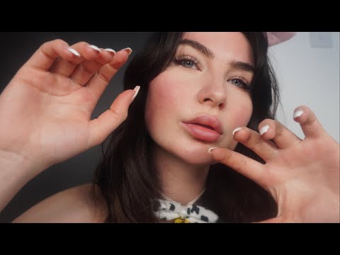 ASMR Personal Attention, Visuals & Delay ~ Face Touching for Super Tingles 4K