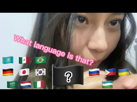 Asmr ~ play with me ~ guess what language is that? #asmr #language #languagelearning