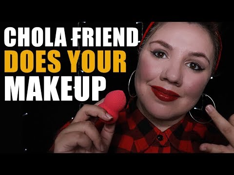 ASMR CHOLA Friend DOES Your Makeup RoIePIay | Chola Makeup Tutorial