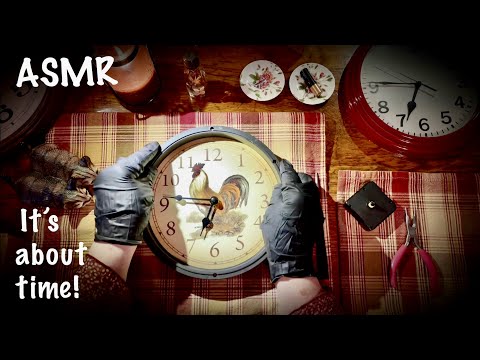 ASMR Silencing clocks! (No talking) Mad tinkering. 🏴‍☠️ Does anybody really know what time it is?