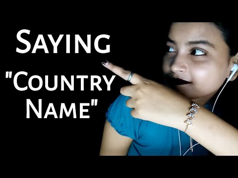 ASMR The Most Tingly "Country Name" In Different Languages