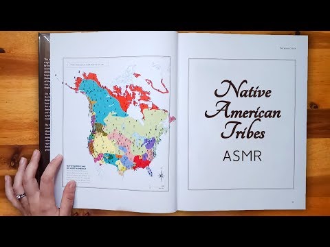 Exploring a Map of Native American Tribes ASMR