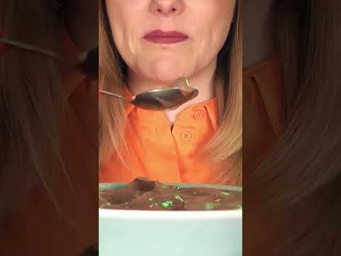 Special pudding eating ASMR 🤤